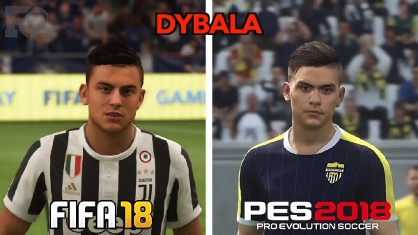 fifa 18 ve pes 2018