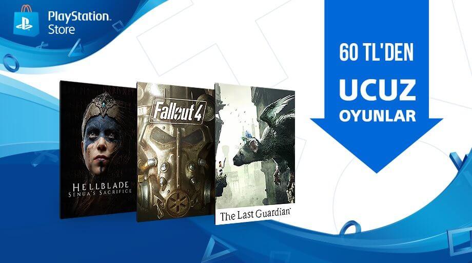 playstation store 60 tlden ucuz oyunlar