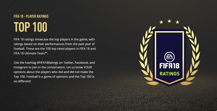 FIFA 18 oyuncu reytingleri