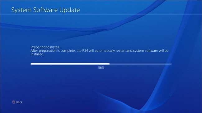 PS4 sistem güncellemesi 4.74