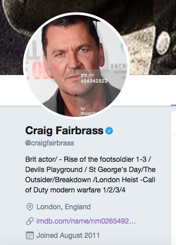 call of duty craig fairbrass