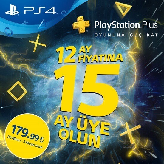 ps plus 15 ay 12 ay fiyat indirim