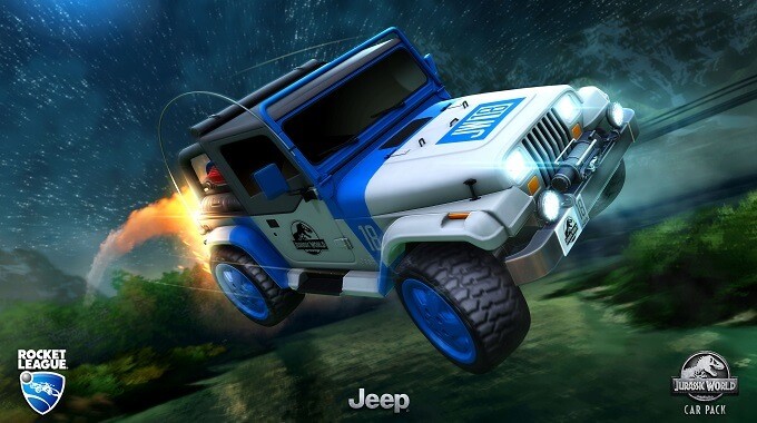Rocket League Jurassic World Car Pack