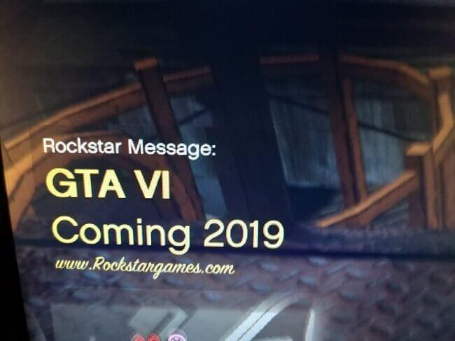 GTA 6 GTA Online mesajı