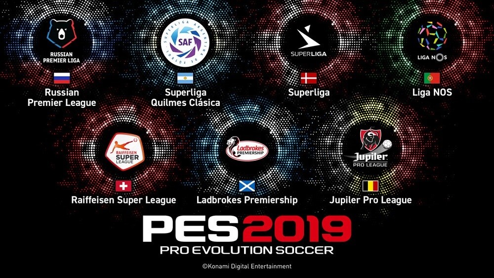 PES 2019 yeni ligler