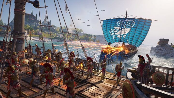 Assassin's Creed Odyssey deniz savaşı