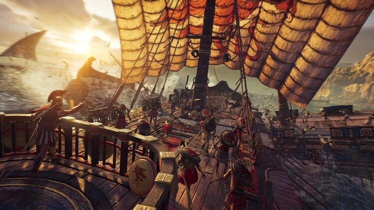Assassin's Creed Odyssey deniz savaşı