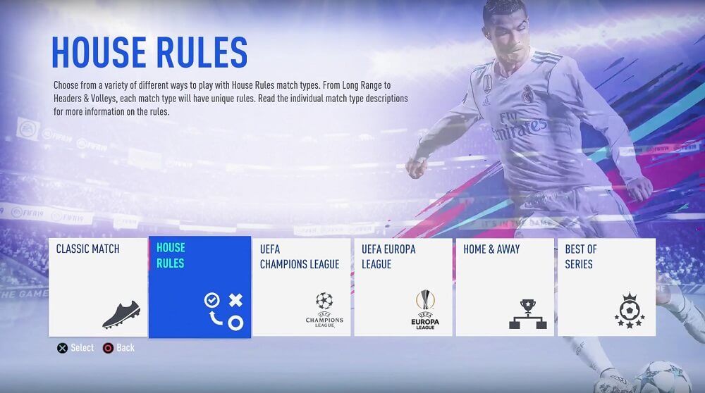 FIFA 19 Ev Kuralları