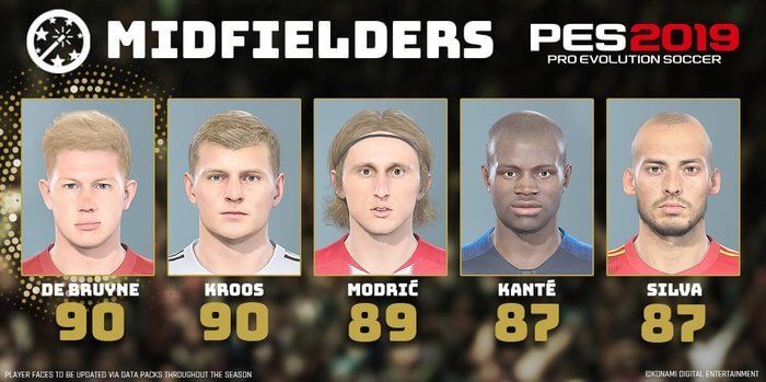 PES 2019 en iyi orta sahalar