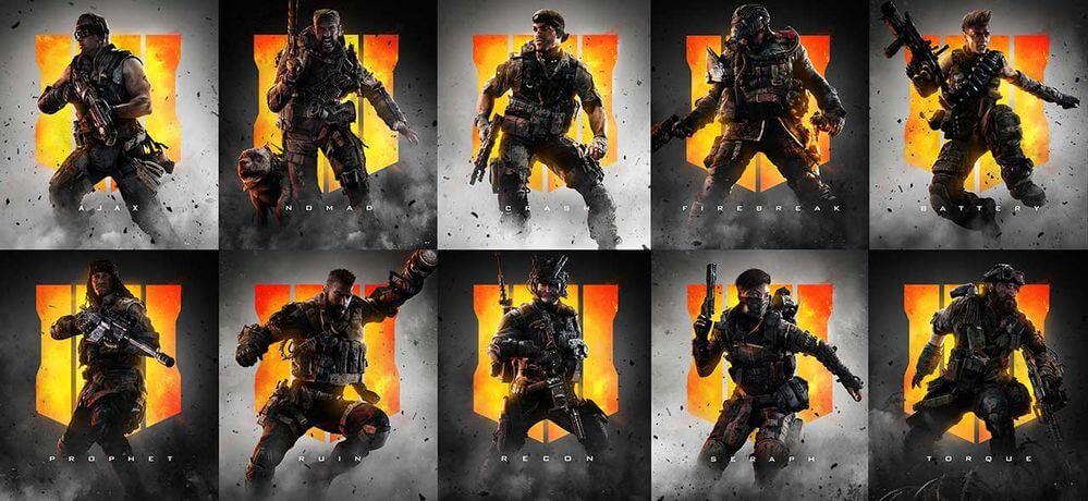Call of Duty: Black Ops 4 operatörler