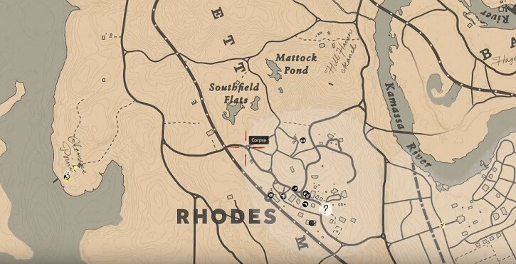 Red Dead Redemption 2 hata haritası