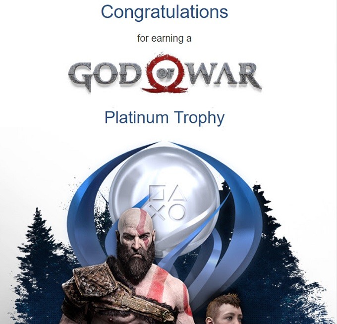 God of War Platin Kupa