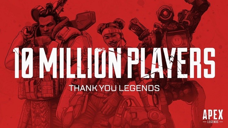 Apex Legends 10 milyon oyuncuya ulaştı