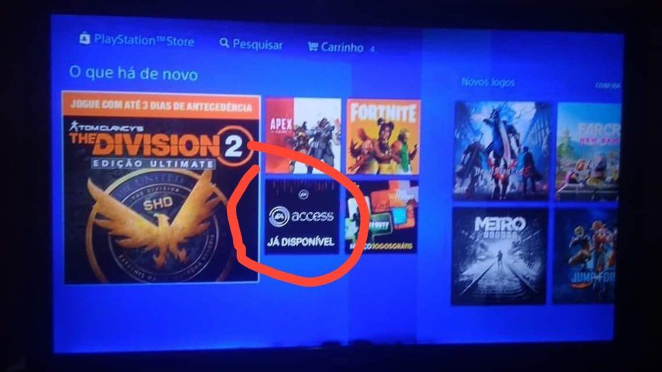 EA Access PlayStation Store Brezilya sızıntısı