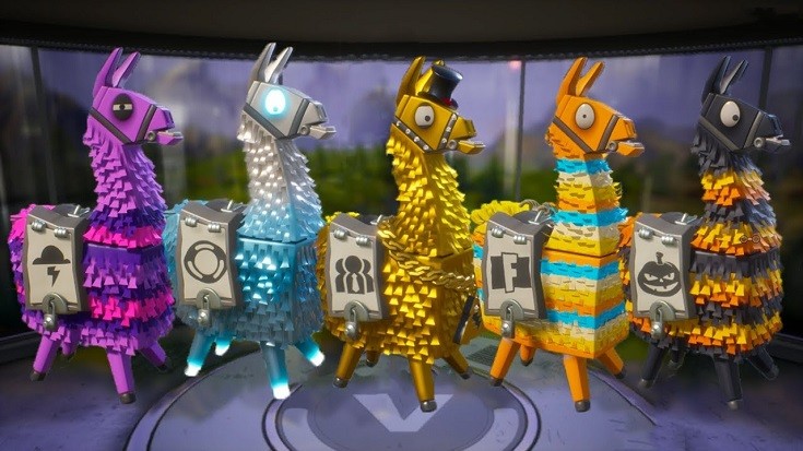 Fortnite ganimet lamaları