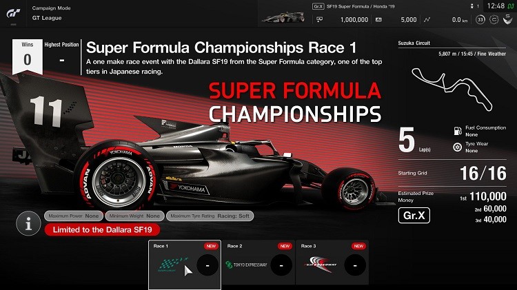 Gran Turismo Sport Super Formula Championship