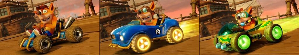 Crash Team Racing Nitro-Fueled araba karakter kişiselleştirme