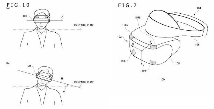 PS VR göz takip patenti