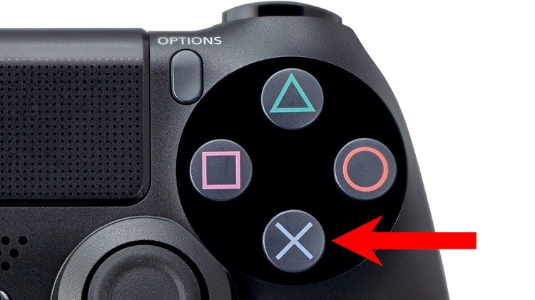 PlayStation Dualshock 4 X düğmesi