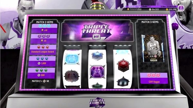 NBA 2K20 kumar simülasyonu mekaniği