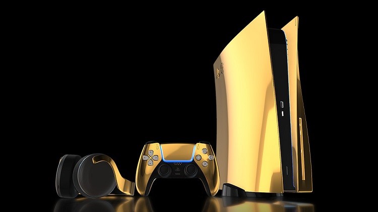 PS5, 24 ayar altın kaplama