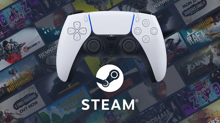 Steam, PS5, DualSense