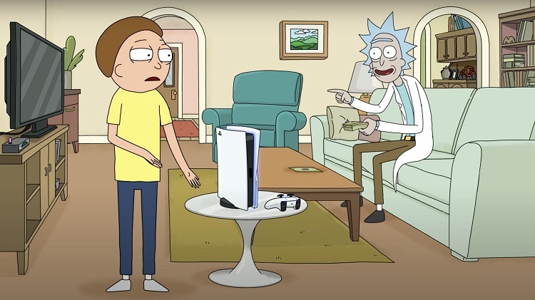 PlayStation 5 reklamı, Rick and Morty