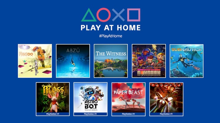 Play at Home, PlayStation, ucretsiz oyunlar